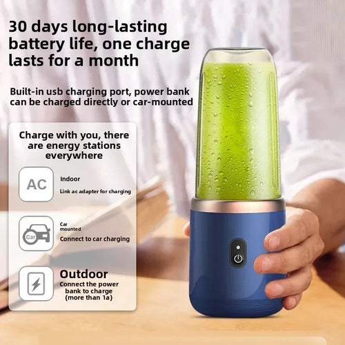 Portable Electric Mini Fruit Juice Blender